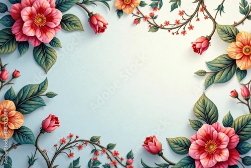 Delicate paisley floral pattern, soft hues, flowing lines , spring, fabric, romantic