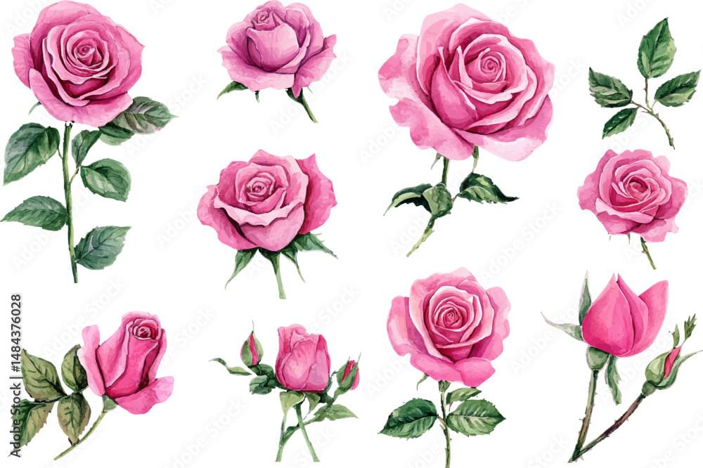 seamless pattern with pink roses seamless pattern with pink roses