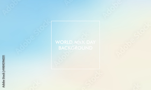 World Milk Day gradient background good for poster, social media, background, wallpaper, banner