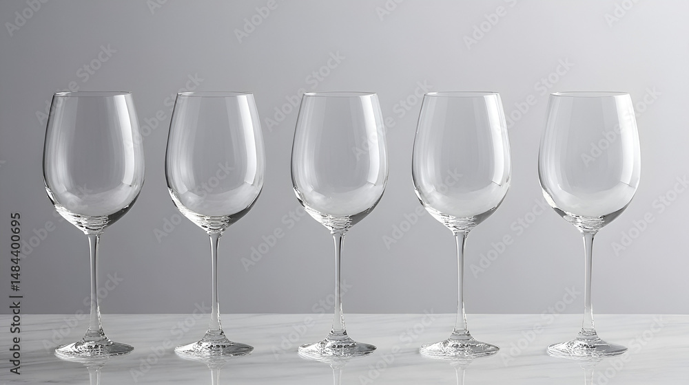 Fototapeta premium Wine glasses