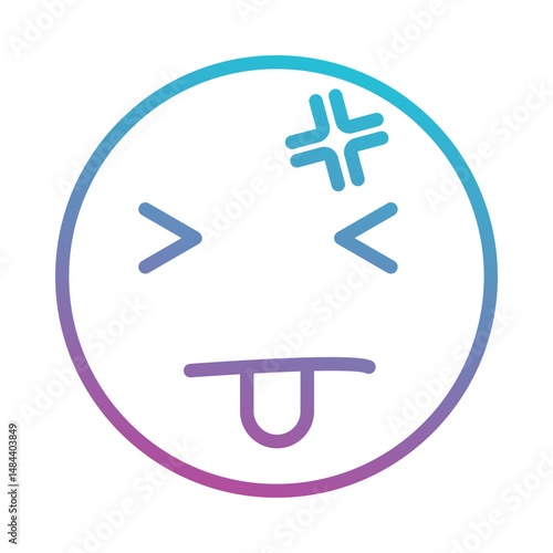 Free Download tongue emoji icon - GFXLoad