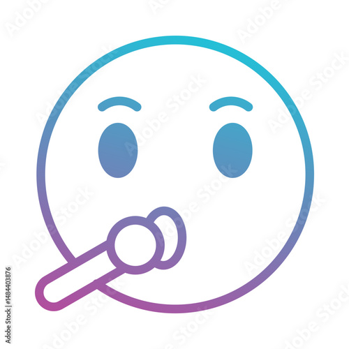 singing emoji icon