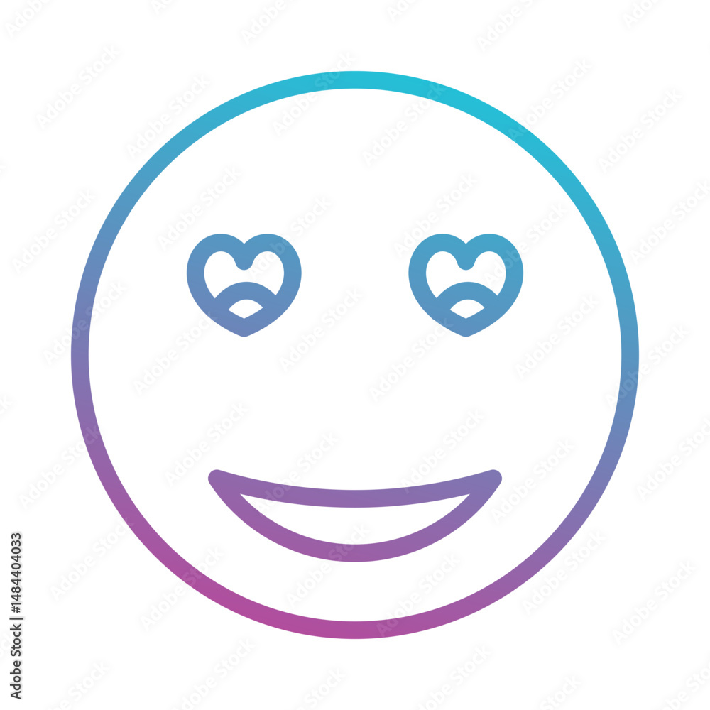 in love emoji icon in love emoji icon