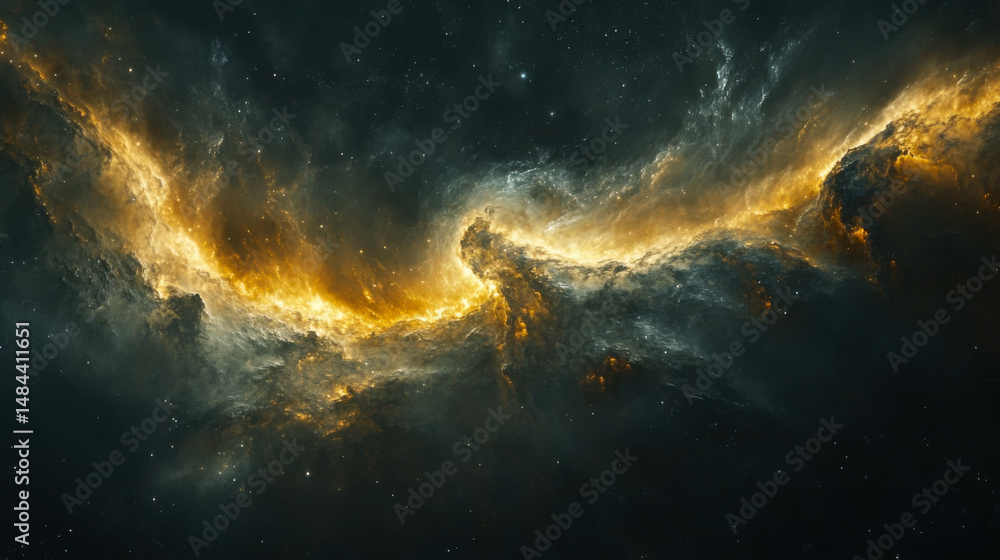 Fototapeta premium Details of Milky Way background