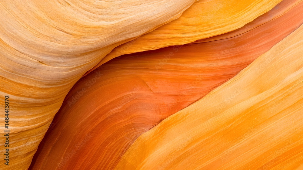 Fototapeta premium Abstract Natural Patterns in Warm Tones of Red and Orange Stone Layers