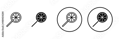 Candy icon vector. candy sign and symbol.