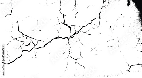 Distress Grunge Texture. Seamless Pattern. Vector grunge cracked texture style with cracked texture. Noise Rough Design. Vector Illustration.