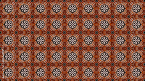 Geometric, Abstract, Floral, Organicseamless pattern.
