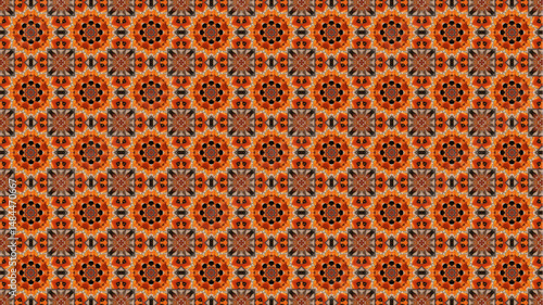 Geometric, Abstract, Floral, Organicseamless pattern.