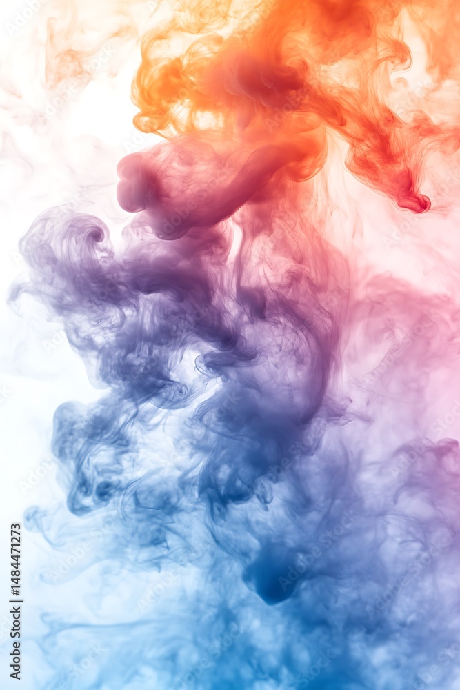 Obraz premium Colorful smoke abstract