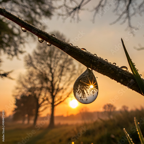 morning dew on the grass