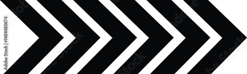 Road lines arrow vector black. Arrow moving dynamic symbols. set of black triangular arrow pointers isolated on white.