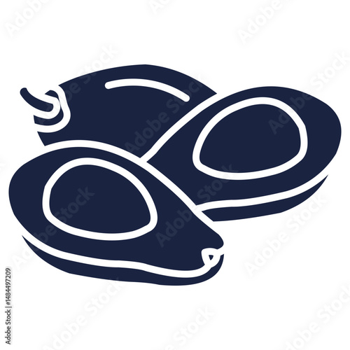 avocado icon blue