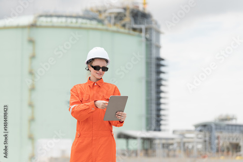 Fotografie Petroleum Refinery