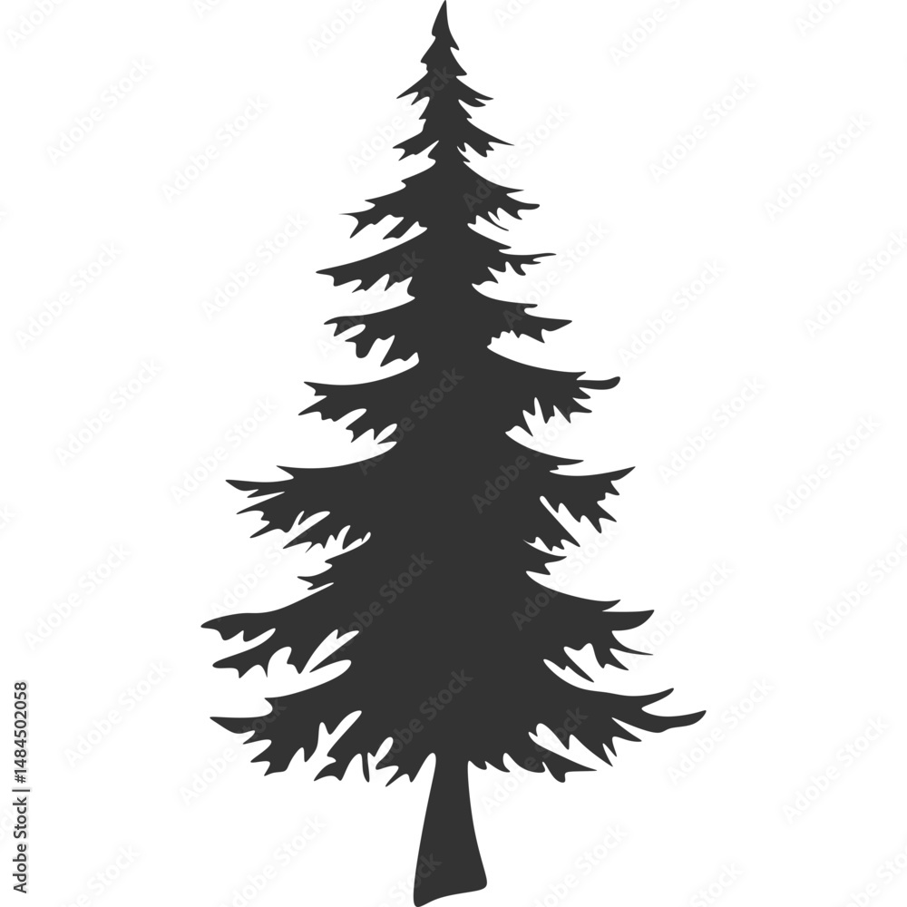 Pine Tree Silhouette Pine Tree Silhouette