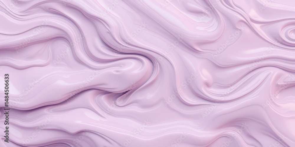 Fototapeta premium Abstract Lavender Swirls Liquid Background Texture Design for Wallpaper