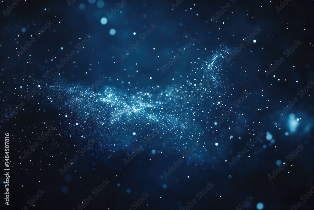 Fototapeta premium Deep space nebula with ethereal light