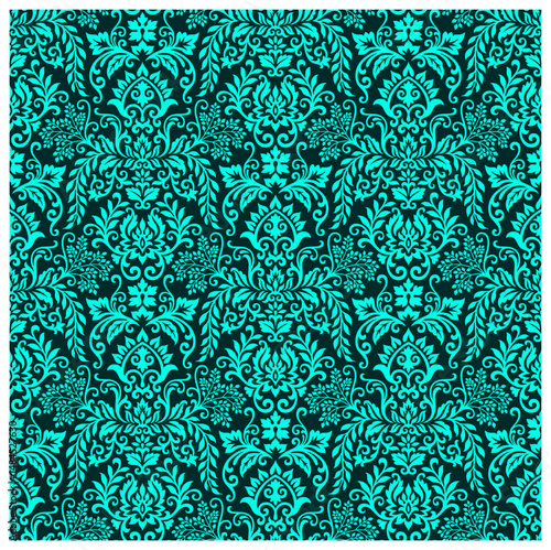 Damask patterns are known for their intricate, symmetrical designs, often featuring floral or ornamental motifs