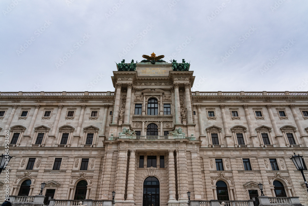 Obraz premium Hofburg Wien Neue Burg vom Burggarten