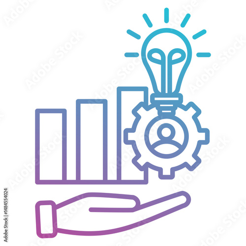 competence icon element for design