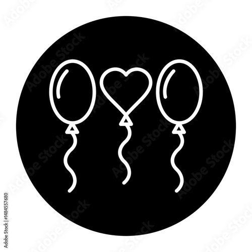 Balloons Icon