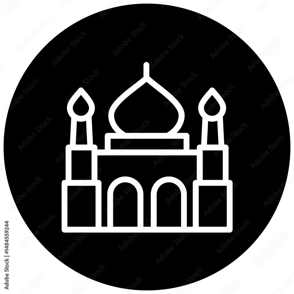 Obraz premium Mosque Icon