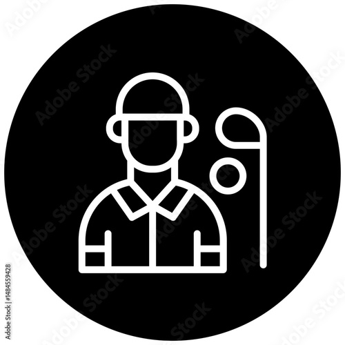 Golf Player Icon