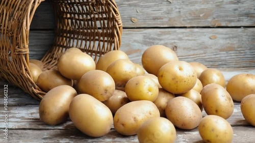 basket of potatoes