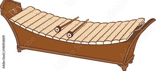 Ranat Toom (Thai Xylophone) clipart