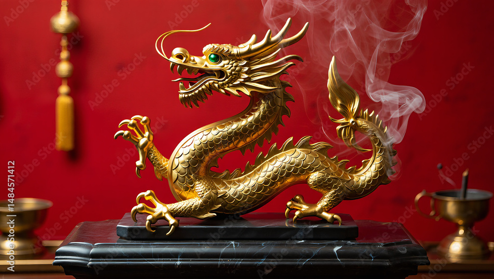 Obraz premium decorative dragon