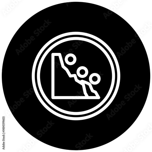 Falling Rocks Icon