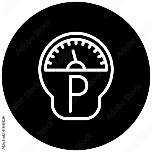Parking Meter Vector Icon