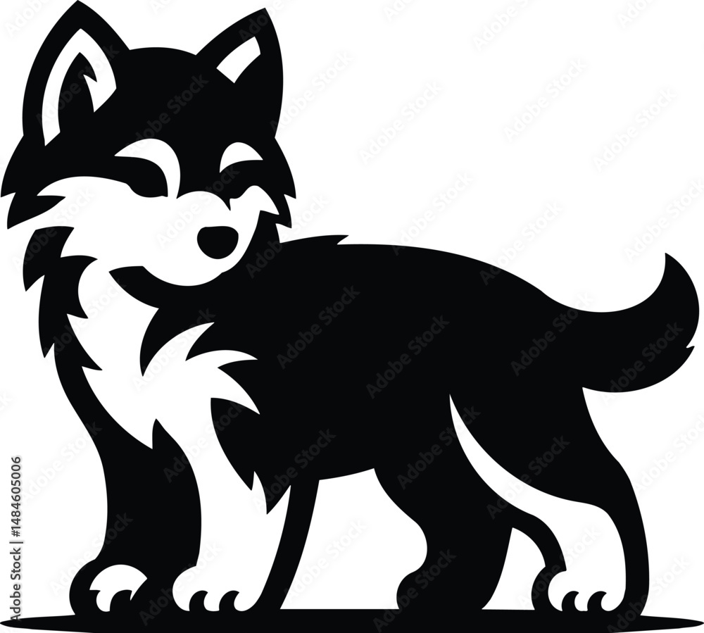 Obraz premium Young Canine Icon