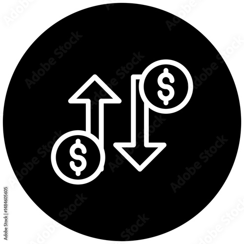 Fluctuate Vector Icon