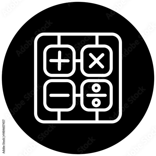 Math Symbols Vector Icon