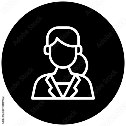 Data Scientist Female Icon