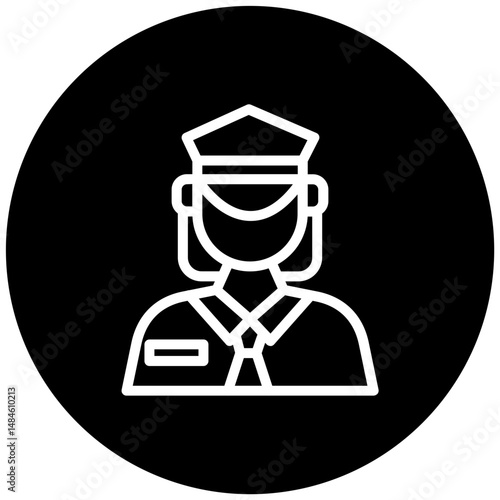 Policewoman Icon