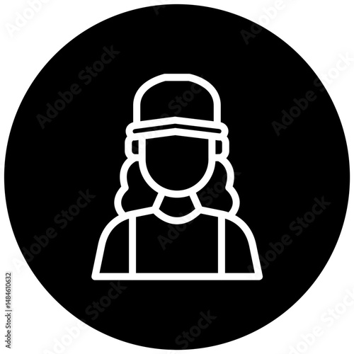 Sportswoman Icon