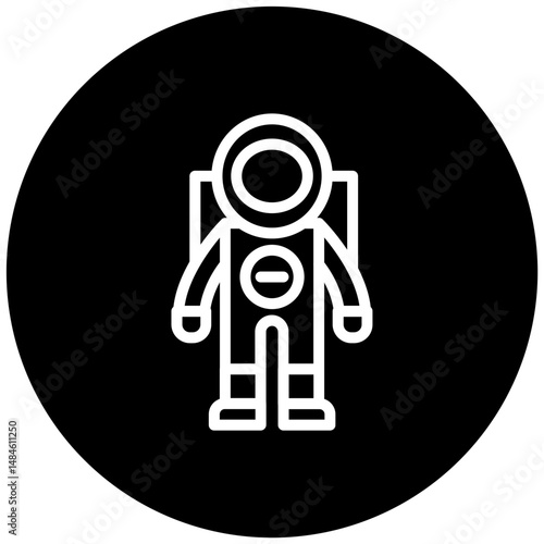 Astronaut Flying Icon