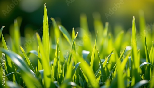 a close up of freshly cut grass, likely from a field, with the blades appearing as individual leaves