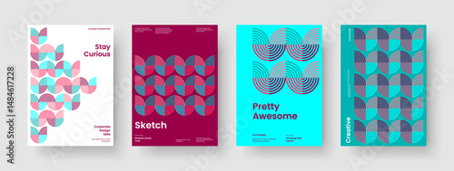 Geometric Business Presentation Template. Abstract Book Cover Layout. Creative Background Design. Flyer. Banner. Poster. Report. Brochure. Magazine. Notebook. Handbill. Leaflet. Catalog. Pamphlet