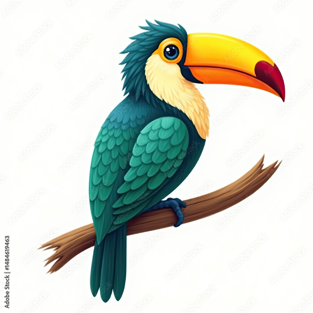 Fototapeta premium toucan on a branch