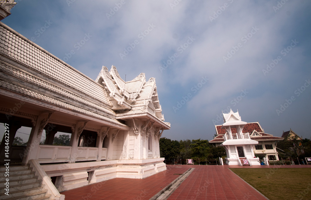 Obraz premium The Royal Thai Monastery in Lumbini, Nepal.