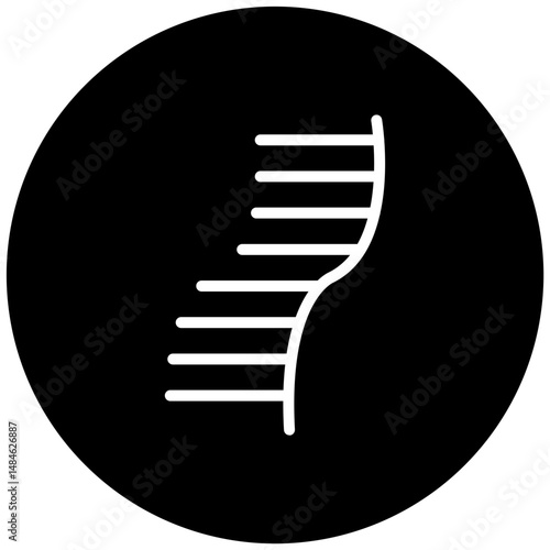 Viral RNA Strand Icon