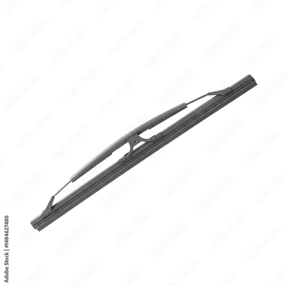 A gray windshield wiper blade A gray windshield wiper blade