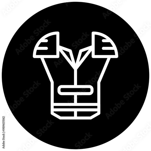 Rugby Vest Gear Icon