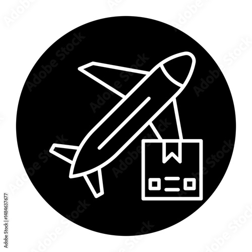 Worldwide Shipping Air Icon