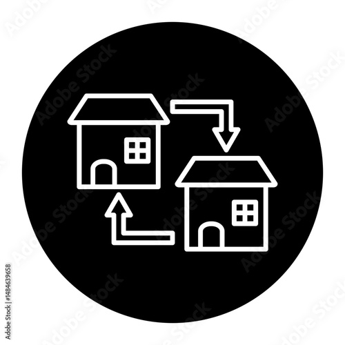 House Exchange Icon