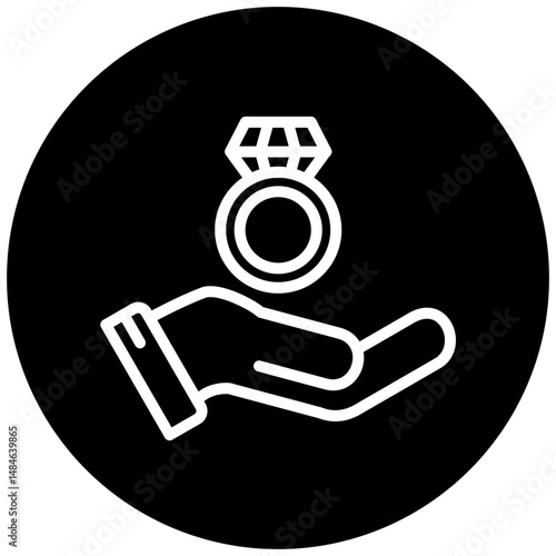 Ring in Hand Icon