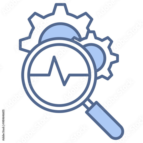 Remote Diagnostics Blue Icon